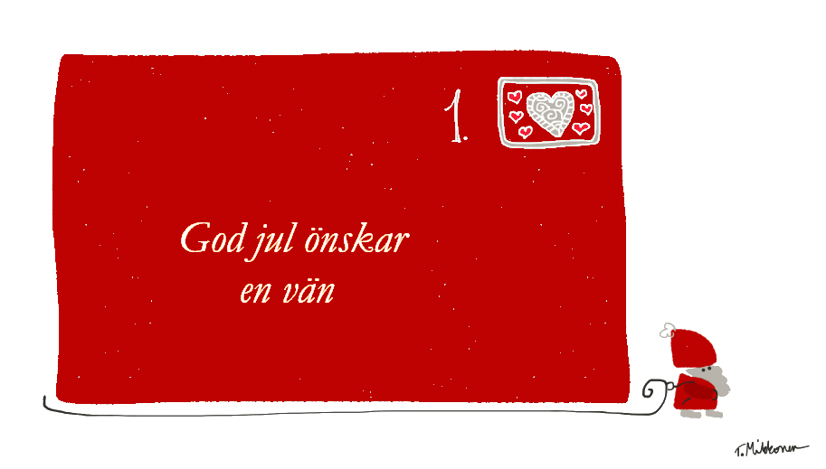 God jul önskar en vän